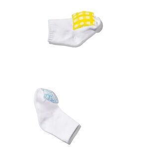 Lovevery Baby Rattle Socks 0–12M Yellow & Blue Sensory Play EUC